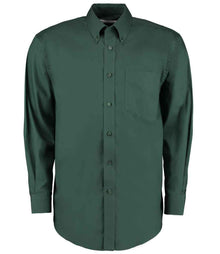 Kustom Kit Premium Long Sleeve Classic Fit Oxford Shirt K105 - Bottle Green