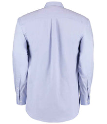 Kustom Kit Premium Long Sleeve Classic Fit Oxford Shirt K105 - K105 Light Blue Back