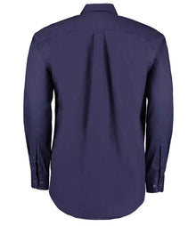 Kustom Kit Premium Long Sleeve Classic Fit Oxford Shirt K105 - K105 Midnight Navy Back