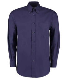 Kustom Kit Premium Long Sleeve Classic Fit Oxford Shirt K105 - Midnight Navy