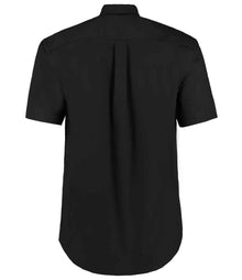 Kustom Kit Premium Short Sleeve Classic Fit Oxford Shirt K109 - K109 Black Back