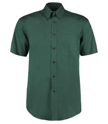 Kustom Kit Premium Short Sleeve Classic Fit Oxford Shirt K109 - Bottle Green