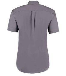 Kustom Kit Premium Short Sleeve Classic Fit Oxford Shirt K109 - K109 Charcoal Back