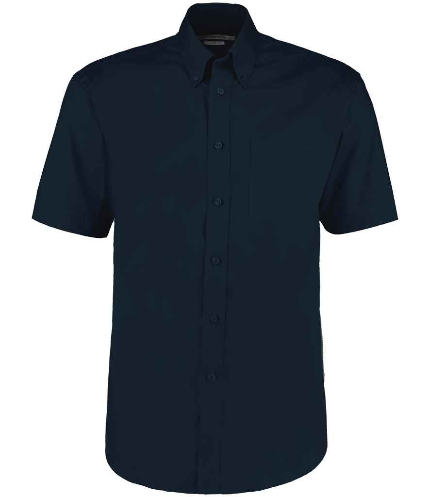 Kustom Kit Premium Short Sleeve Classic Fit Oxford Shirt K109 - Dark Navy