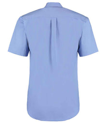 Kustom Kit Premium Short Sleeve Classic Fit Oxford Shirt K109 - K109 Mid Blue Back