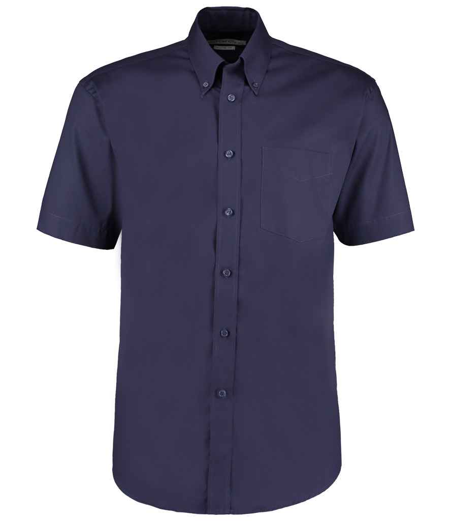 Kustom Kit Premium Short Sleeve Classic Fit Oxford Shirt K109 - Midnight Navy