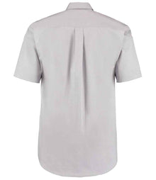 Kustom Kit Premium Short Sleeve Classic Fit Oxford Shirt K109 - K109 Silver Back