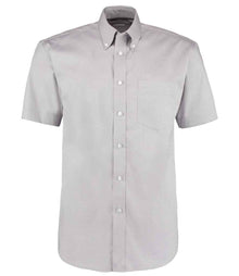 Kustom Kit Premium Short Sleeve Classic Fit Oxford Shirt K109 - Silver