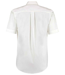 Kustom Kit Premium Short Sleeve Classic Fit Oxford Shirt K109 - K109 White Back