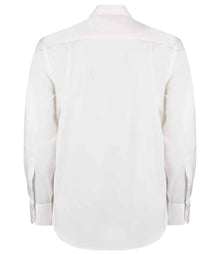 Kustom Kit Premium Long Sleeve Classic Fit Oxford Shirt K118 - K118 White Back