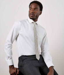 Kustom Kit Premium Long Sleeve Classic Fit Oxford Shirt K118 - K118 White Model