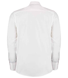 Kustom Kit Long Sleeve Tailored Business Shirt K131 - K131 White Back