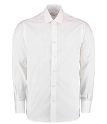 Kustom Kit Long Sleeve Tailored Business Shirt K131 - White