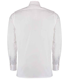 Kustom Kit Long Sleeve Tailored Pilot Shirt K134 - K134 White Back