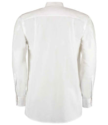 Kustom Kit Long Sleeve Classic Fit Workforce Shirt K140 - K140 White Back
