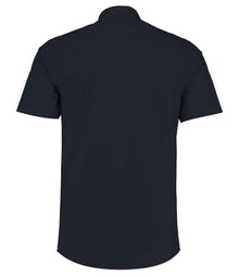 Kustom Kit Short Sleeve Tailored Poplin Shirt K141 - K141 Dark Navy Back
