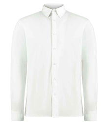 Kustom Kit Long Sleeve Superwash® 60°C Piqué Shirt K143 - White