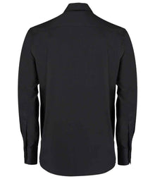 Kustom Kit Premium Long Sleeve Tailored Oxford Shirt K188 - K188 Black Back