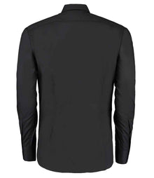 Kustom Kit Long Sleeve Slim Fit Business Shirt K192 - K192 Black Back