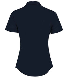 Kustom Kit Ladies Short Sleeve Tailored Poplin Shirt K241 - K241 Dark Navy Back