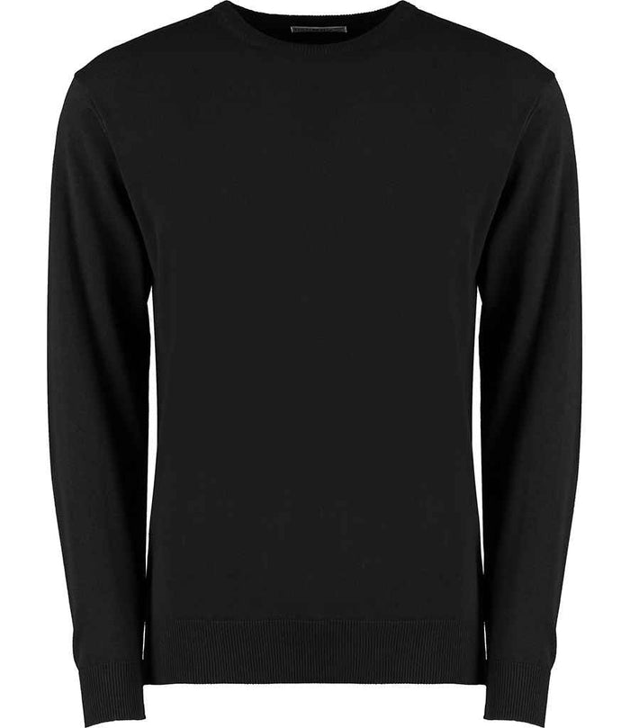 Kustom Kit Arundel Crew Neck Sweater K253 - Black