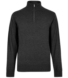 Kustom Kit Regular Fit Arundel 1/4 Zip Sweater K254 - Graphite Grey