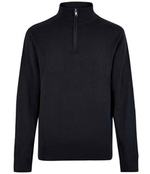 Kustom Kit Regular Fit Arundel 1/4 Zip Sweater K254 - Navy