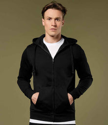 Kustom Kit Klassic Zip Hooded Sweatshirt K303 - K303 Black Model