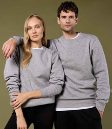 Kustom Kit Regular Fit Sweatshirt K332 - K332 Heather Grey Model