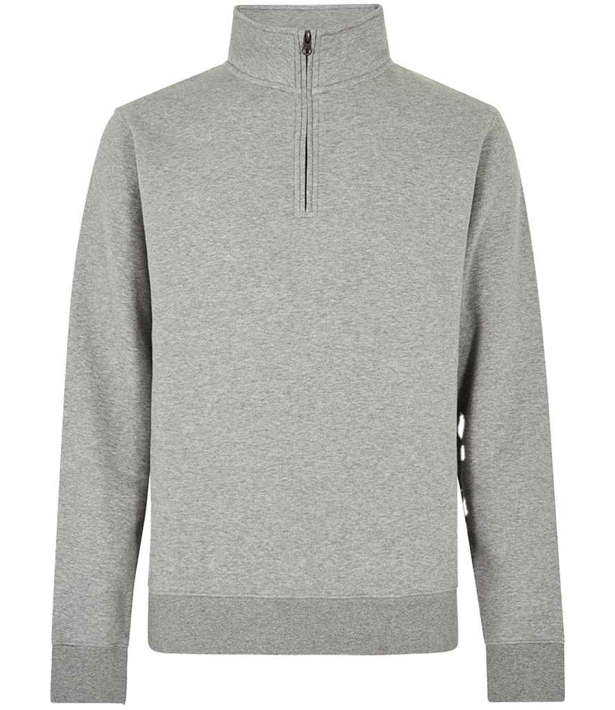 Kustom Kit 1/4 Zip Sweatshirt K335 - Heather Grey