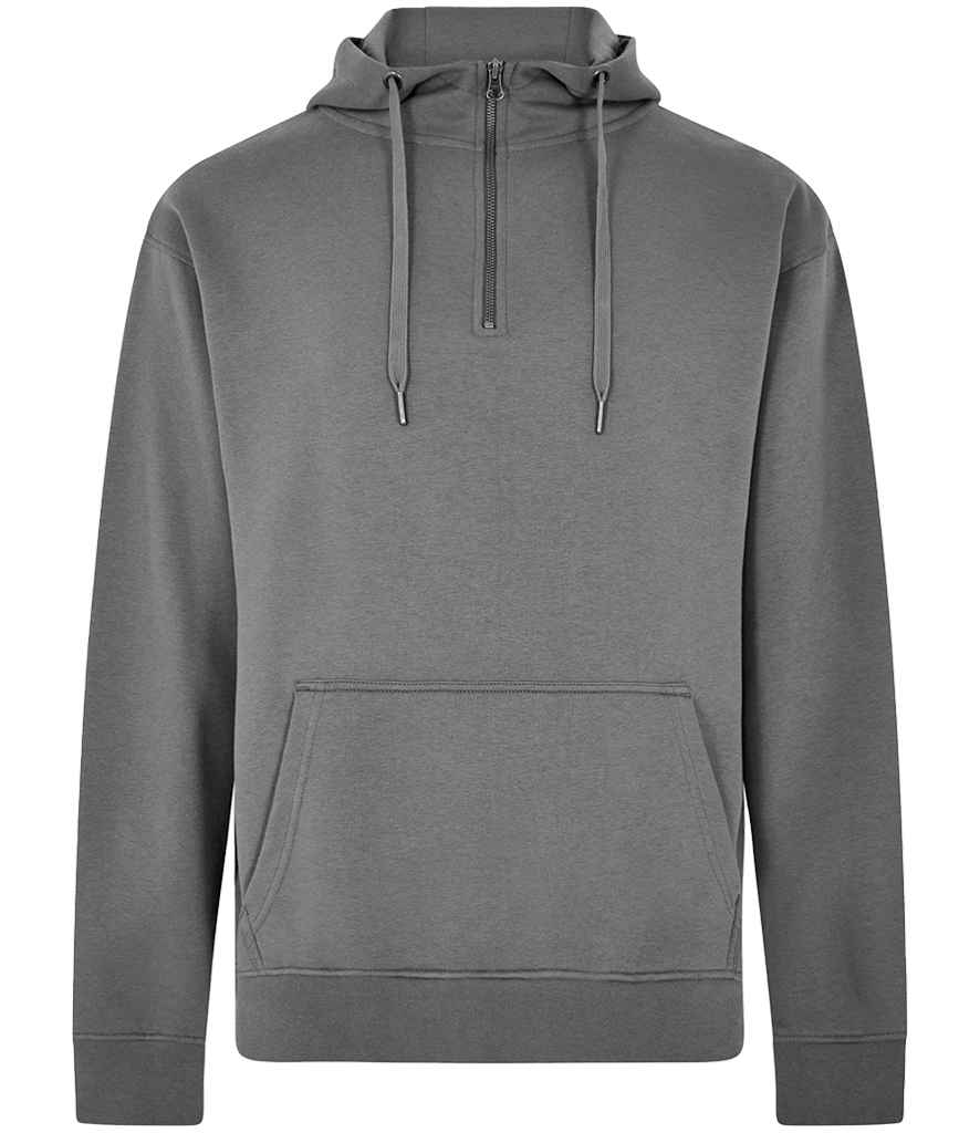 Kustom Kit 1/4 Zip Hoodie K336 - Dark Grey