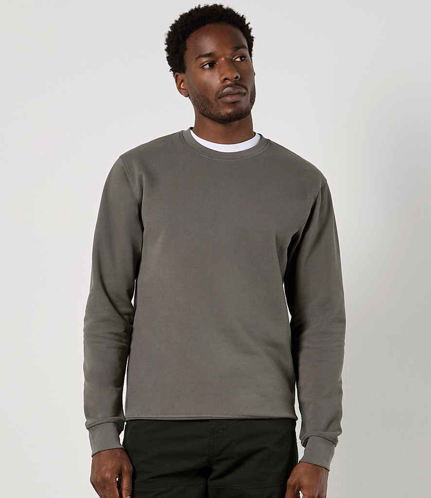 Kustom Kit Regular Fit Piqué Sweatshirt K337 - K337 Dark Grey Model