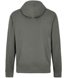 Kustom Kit Regular Fit Piqué Zipped Pocket Hoodie K338 - K338 Dark Grey Back