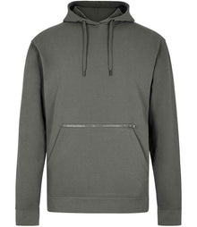 Kustom Kit Regular Fit Piqué Zipped Pocket Hoodie K338 - Dark Grey