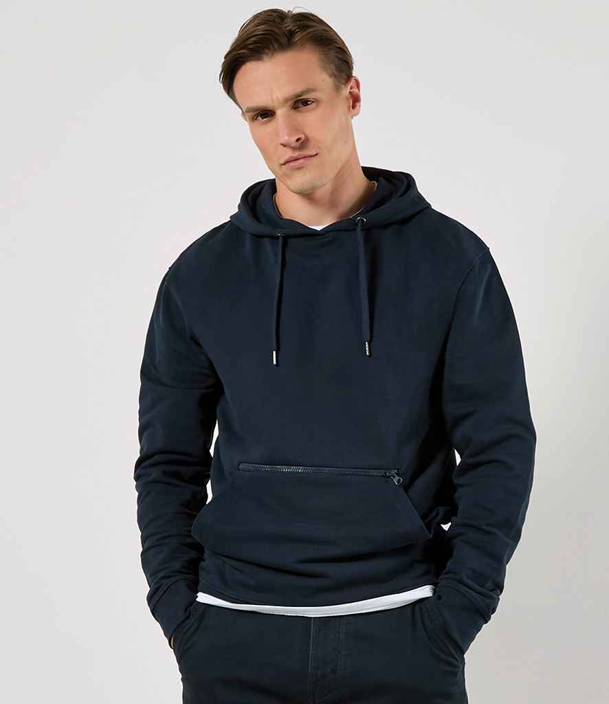 Kustom Kit Regular Fit Piqué Zipped Pocket Hoodie K338 - K338 Navy Model