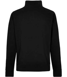 Kustom Kit Regular Fit 1/4 Zip Piqué Sweatshirt K339 - K339 Black Back