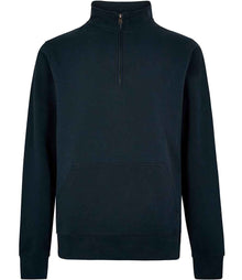 Kustom Kit Regular Fit 1/4 Zip Piqué Sweatshirt K339 - Navy