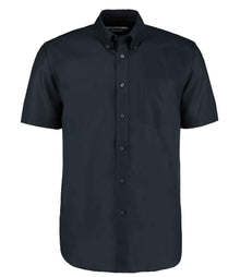 Kustom Kit Short Sleeve Classic Fit Workwear Oxford Shirt K350 - French Navy