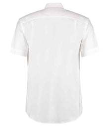 Kustom Kit Short Sleeve Classic Fit Workwear Oxford Shirt K350 - K350 White Back