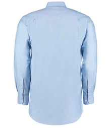 Kustom Kit Long Sleeve Classic Fit Workwear Oxford Shirt K351 - K351 Light Blue Back