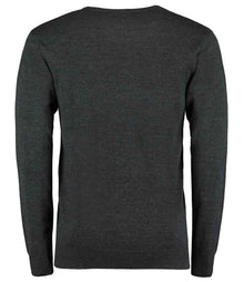 Kustom Kit Arundel Cotton Acrylic V Neck Sweater K352 - K352 Graphite Grey Back