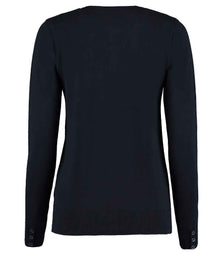 Kustom Kit Ladies Arundel Round Neck Cardigan K355 - K355 Navy Back