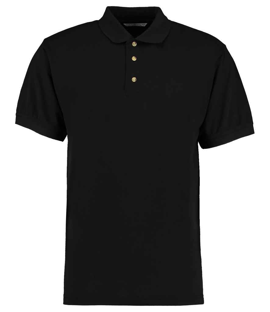 Kustom Kit Workwear Piqué Polo Shirt K400 - Black