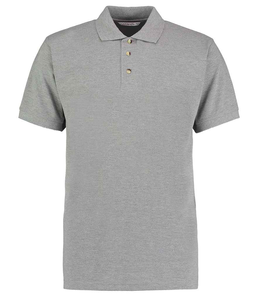 Kustom Kit Workwear Piqué Polo Shirt K400 - Heather Grey