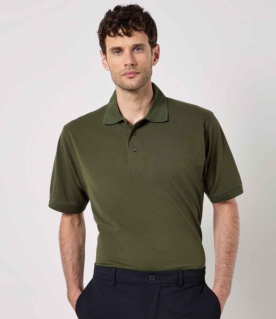 Kustom Kit Klassic Poly/Cotton Piqué Polo Shirt K403 - K403 Army Green Model