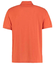 Kustom Kit Klassic Poly/Cotton Piqué Polo Shirt K403 - K403 Burnt Orange Back