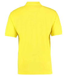 Kustom Kit Klassic Poly/Cotton Piqué Polo Shirt K403 - K403 Canary Back