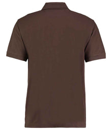 Kustom Kit Klassic Poly/Cotton Piqué Polo Shirt K403 - K403 Chocolate Back