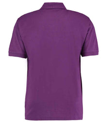 Kustom Kit Klassic Poly/Cotton Piqué Polo Shirt K403 - K403 Dark Purple Back