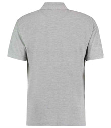 Kustom Kit Klassic Poly/Cotton Piqué Polo Shirt K403 - K403 Heather Grey Back